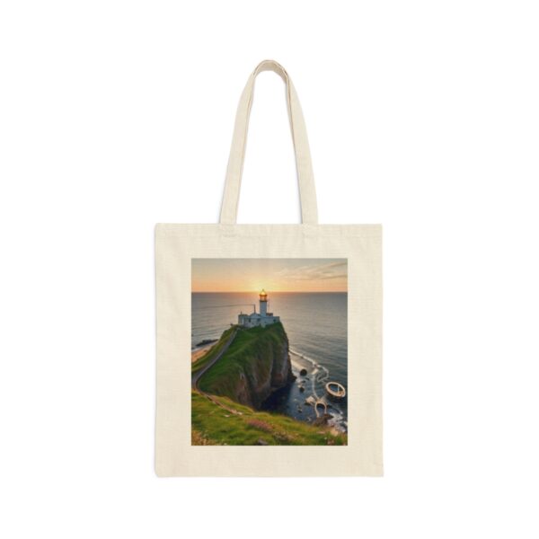 Lighthouse Cotton Canvas Tote Bag Bags/Backpacks backpack 2