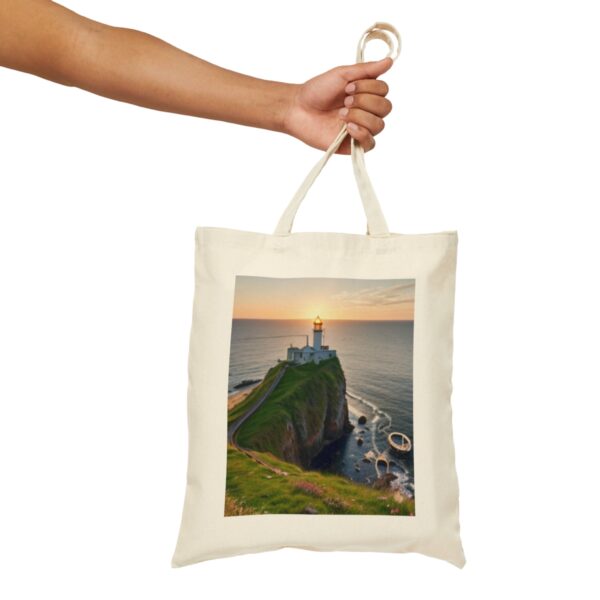 Lighthouse Cotton Canvas Tote Bag Bags/Backpacks backpack 5