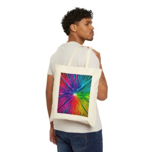 Fluid Psyche Cotton Canvas Tote Bag Bags/Backpacks backpack