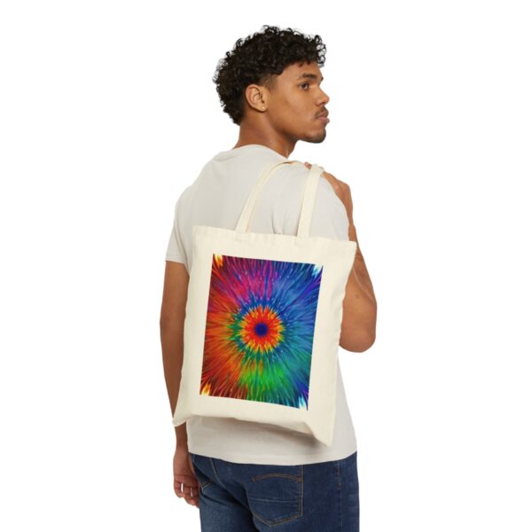 Fractal Psyche Cotton Canvas Tote Bag Bags/Backpacks backpack