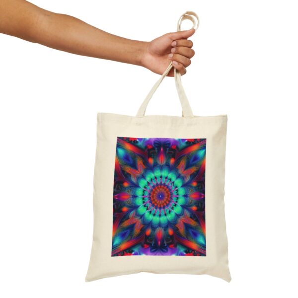Color Psyche Cotton Canvas Tote Bag Bags/Backpacks backpack 5