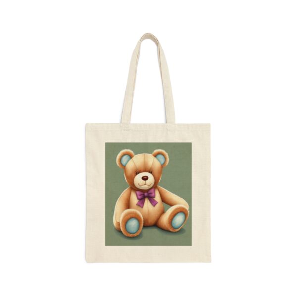 Teddy Bear Cotton Canvas Tote Bag Bags/Backpacks backpack 2