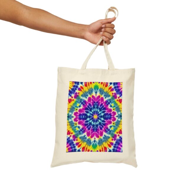 Tie Dye Cotton Canvas Tote Bag Bags/Backpacks backpack 5