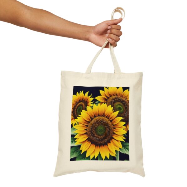 Burst of Sun Cotton Canvas Tote Bag Bags/Backpacks backpack 5