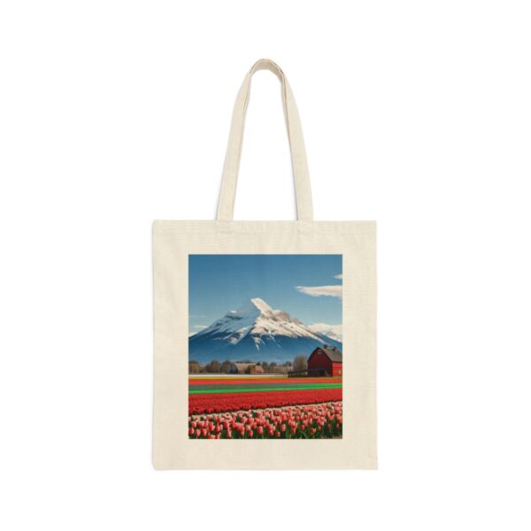 Tulip Fields Forever Cotton Canvas Tote Bag Bags/Backpacks backpack 2