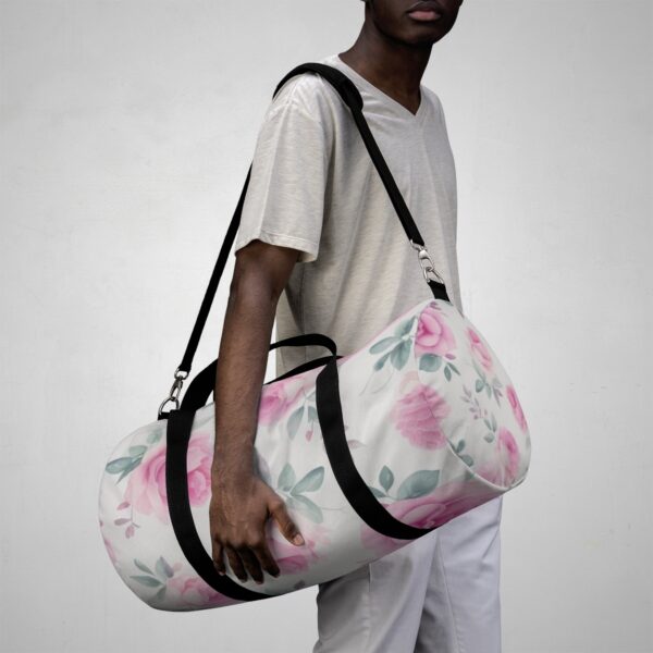 Pink Roses Duffel Bag Bags/Backpacks backpack 14