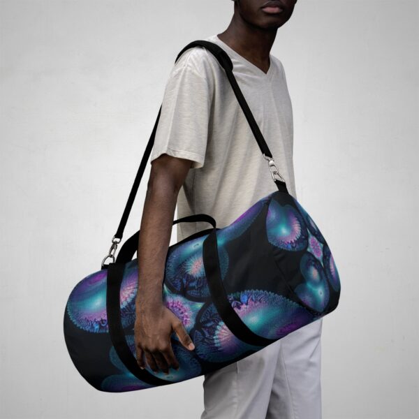 Fractal Jellyfish Duffel Bag Bags/Backpacks backpack 14