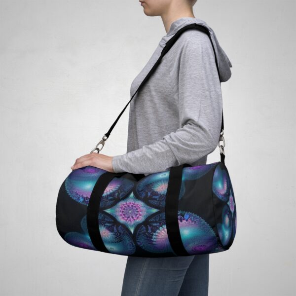 Fractal Jellyfish Duffel Bag Bags/Backpacks backpack 7