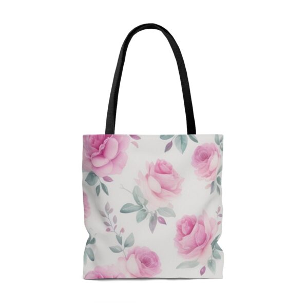 Pink Roses Tote Bag (AOP) Bags/Backpacks All-Over Print Totes 10
