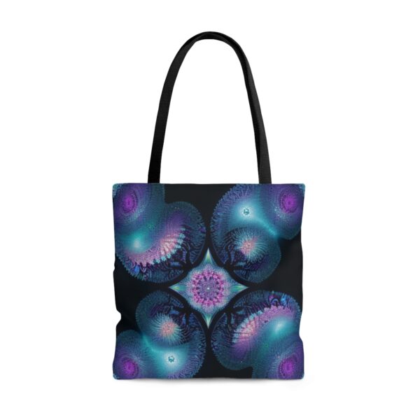 Fractal Jellyfish Tote Bag (AOP) Bags/Backpacks All-Over Print Totes 9