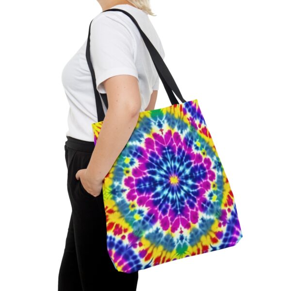 Tie Dye Tote Bag (AOP) Bags/Backpacks All-Over Print Totes 12