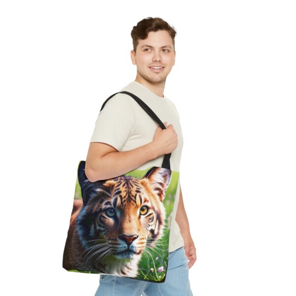 Le Tigre Tote Bag (AOP) Bags/Backpacks All-Over Print Totes 11