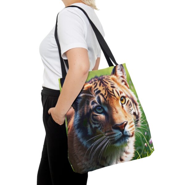 Le Tigre Tote Bag (AOP) Bags/Backpacks All-Over Print Totes 12