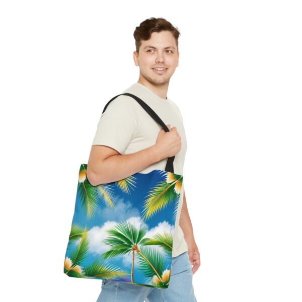 Whispering Palms Tote Bag (AOP) Bags/Backpacks All-Over Print Totes 12