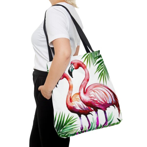 Flamingo Tote Bag (AOP) Bags/Backpacks All-Over Print Totes 12