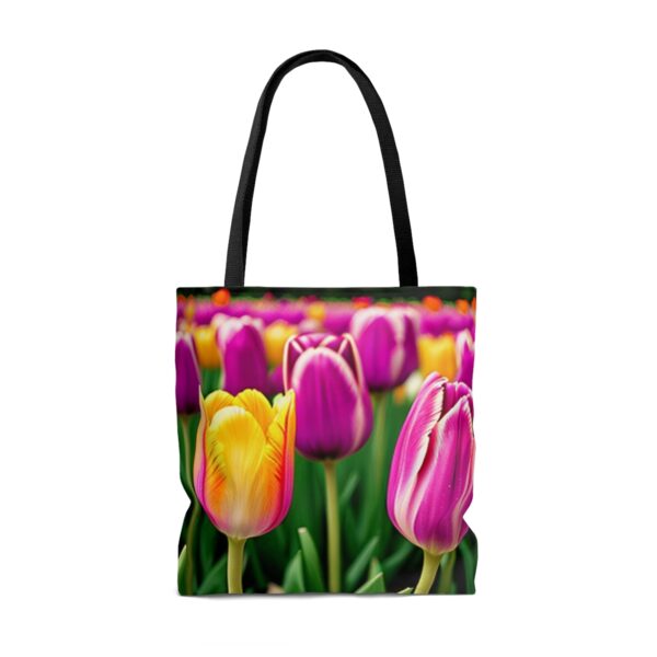Tulips Tote Bag (AOP) Bags/Backpacks All-Over Print Totes 11
