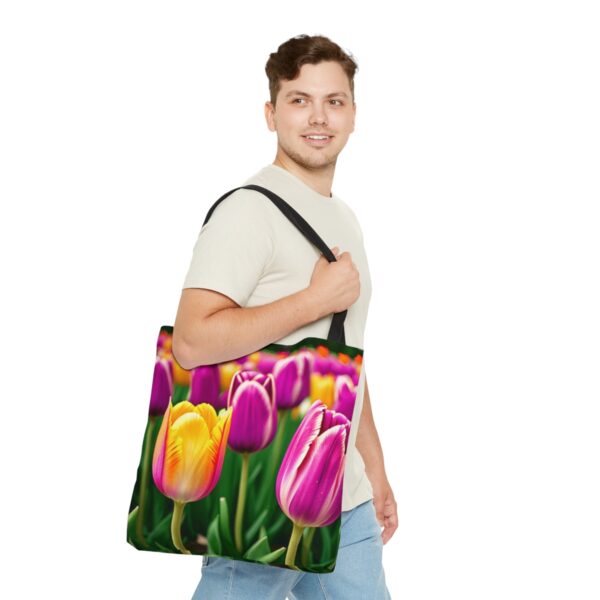 Tulips Tote Bag (AOP) Bags/Backpacks All-Over Print Totes 12