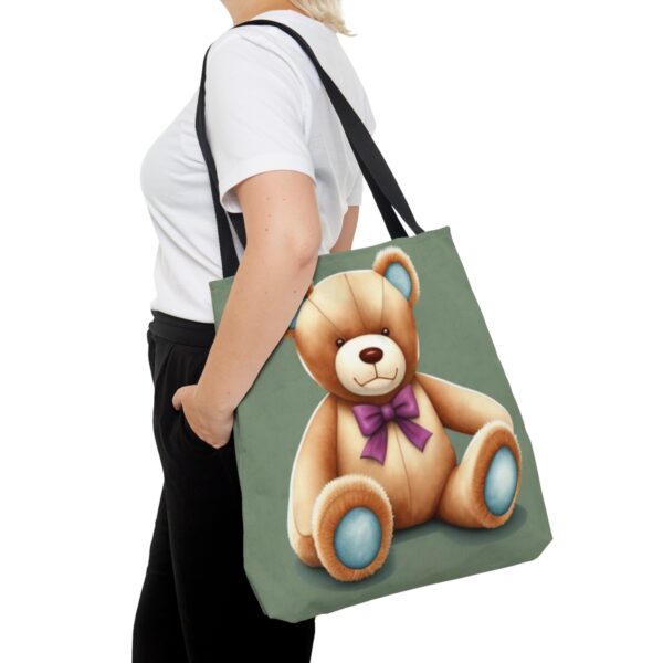 Teddy Bear Tote Bag (AOP) Bags/Backpacks All-Over Print Totes 12