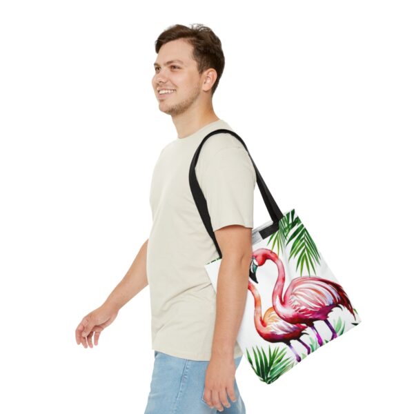 Flamingo Tote Bag (AOP) Bags/Backpacks All-Over Print Totes 7