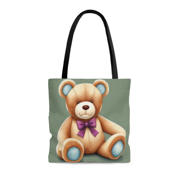 Teddy Bear Tote Bag (AOP) Bags/Backpacks All-Over Print Totes 5