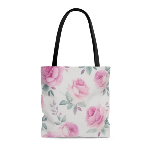 Pink Roses Tote Bag (AOP) Bags/Backpacks All-Over Print Totes 5