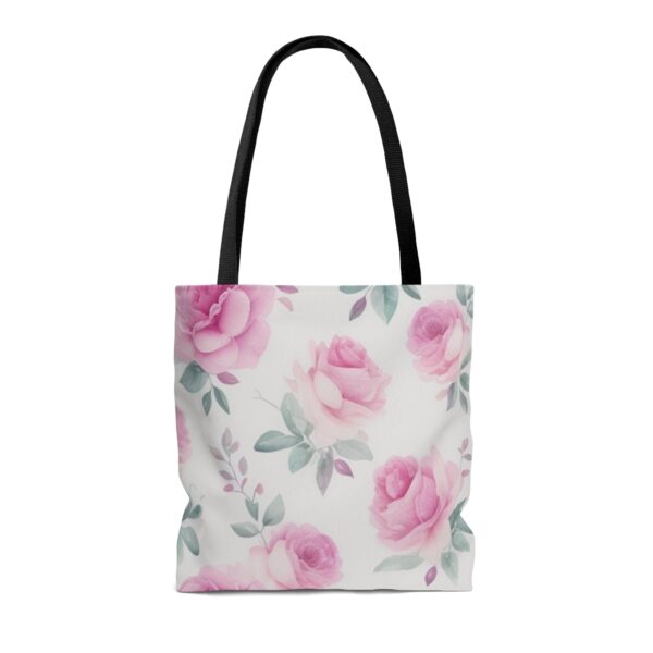 Pink Roses Tote Bag (AOP) Bags/Backpacks All-Over Print Totes 6