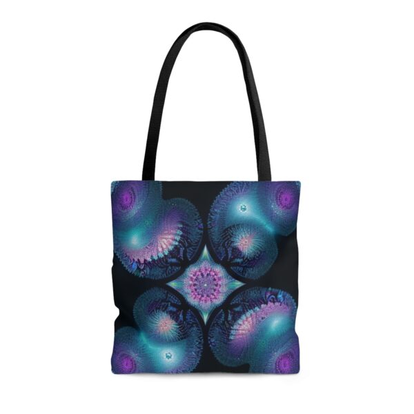 Fractal Jellyfish Tote Bag (AOP) Bags/Backpacks All-Over Print Totes 5