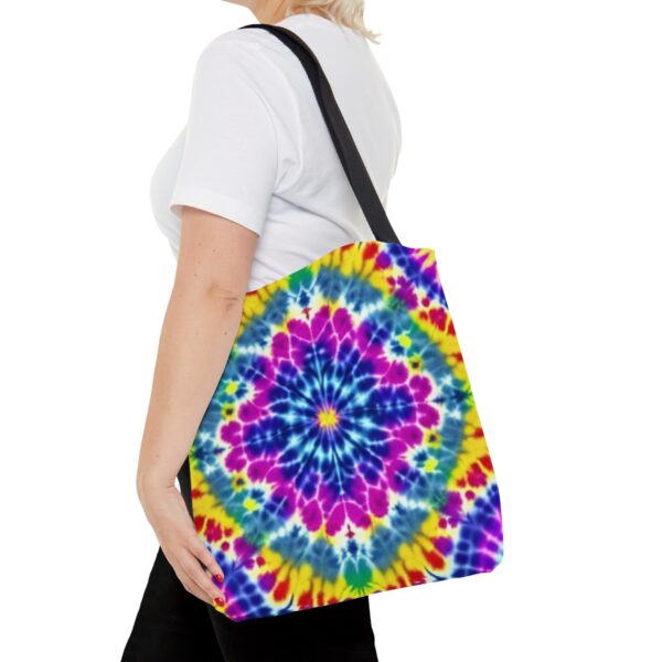Tie Dye Tote Bag (AOP) Bags/Backpacks All-Over Print Totes 8