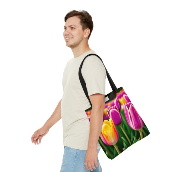 Tulips Tote Bag (AOP) Bags/Backpacks All-Over Print Totes 7