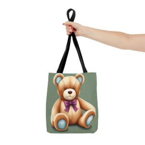 Teddy Bear Tote Bag (AOP) Bags/Backpacks All-Over Print Totes