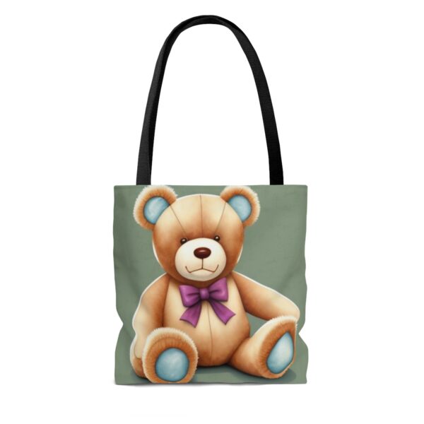 Teddy Bear Tote Bag (AOP) Bags/Backpacks All-Over Print Totes 3
