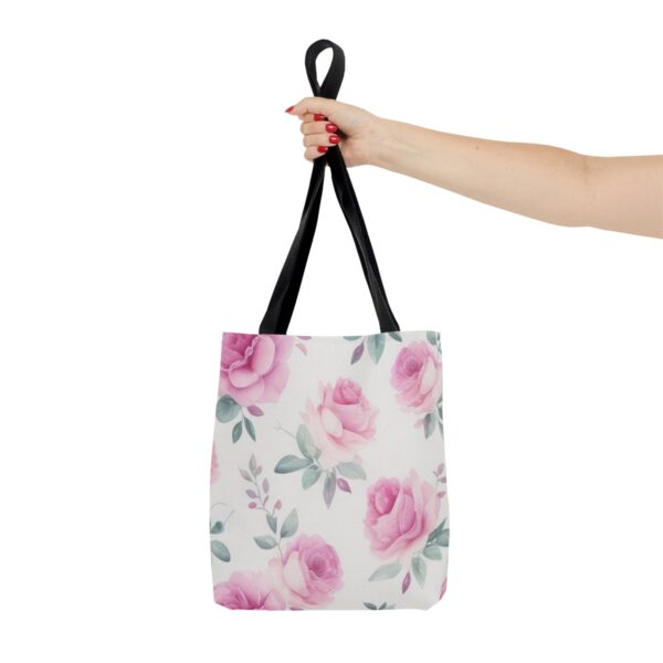 Pink Roses Tote Bag (AOP) Bags/Backpacks All-Over Print Totes