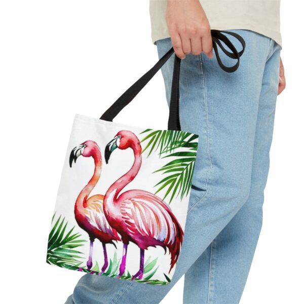 Flamingo Tote Bag (AOP) Bags/Backpacks All-Over Print Totes 4