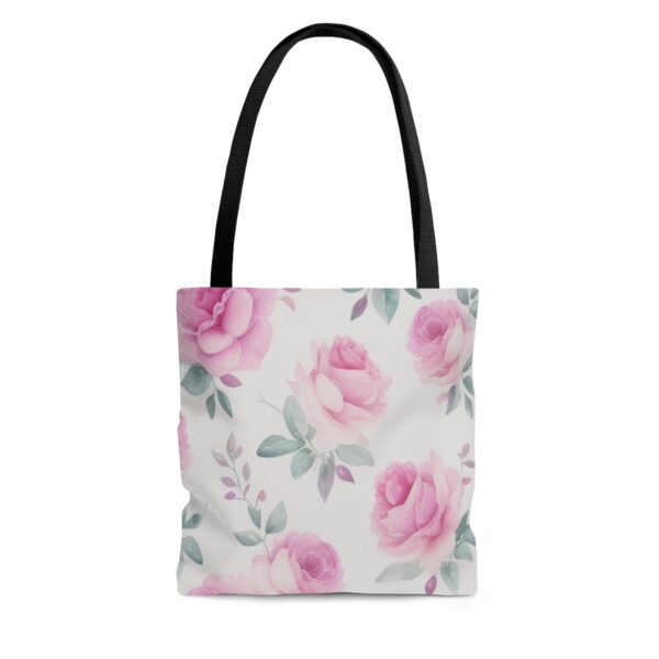 Pink Roses Tote Bag (AOP) Bags/Backpacks All-Over Print Totes 2