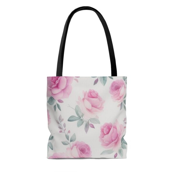 Pink Roses Tote Bag (AOP) Bags/Backpacks All-Over Print Totes 3