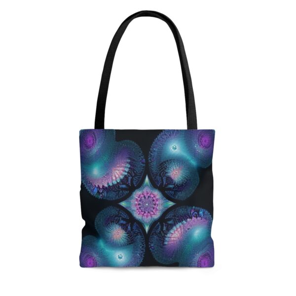 Fractal Jellyfish Tote Bag (AOP) Bags/Backpacks All-Over Print Totes 2