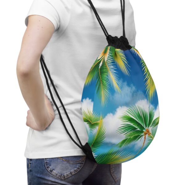 Whispering Palms Drawstring Bag Bags/Backpacks backpack 4