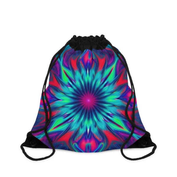 Fractal Burst Drawstring Bag Bags/Backpacks backpack
