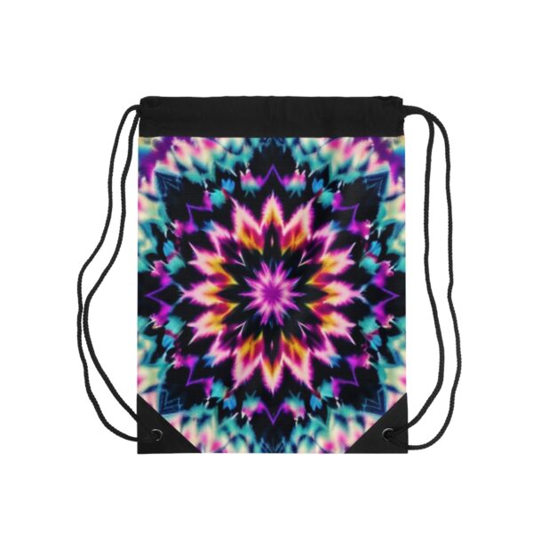 Fractal Star Drawstring Bag Bags/Backpacks backpack 2