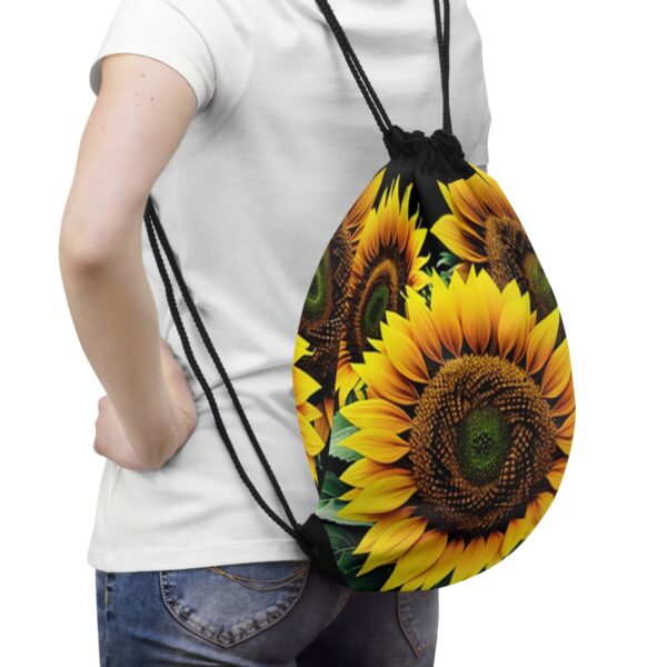 Burst of Sun Drawstring Bag Bags/Backpacks backpack 4