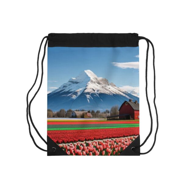 Tulip Fields Forever Drawstring Bag Bags/Backpacks backpack 2