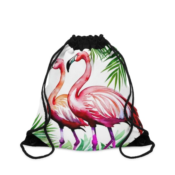 Flamingos Drawstring Bag Bags/Backpacks backpack