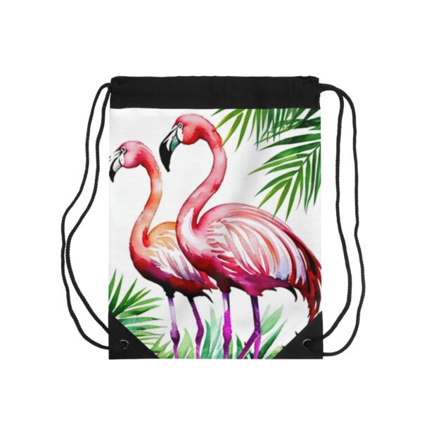 Flamingos Drawstring Bag Bags/Backpacks backpack 2