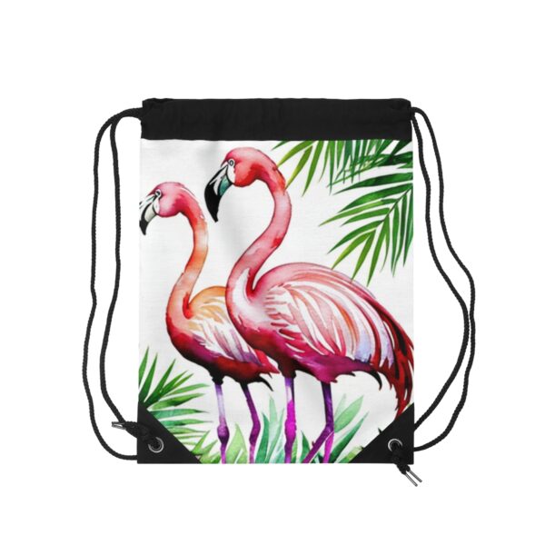 Flamingos Drawstring Bag Bags/Backpacks backpack 3