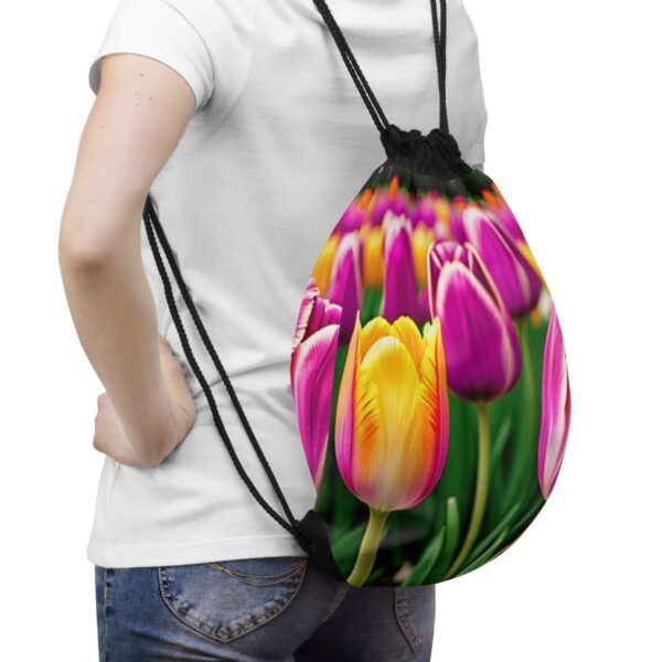 Tulips Drawstring Bag Bags/Backpacks Backpack