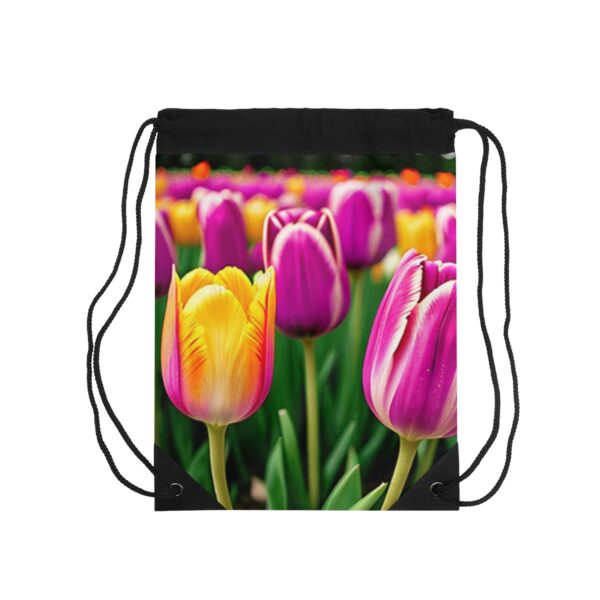 Tulips Drawstring Bag Bags/Backpacks Backpack 2