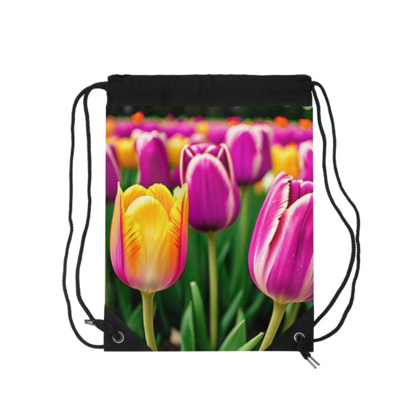 Tulips Drawstring Bag Bags/Backpacks Backpack 3