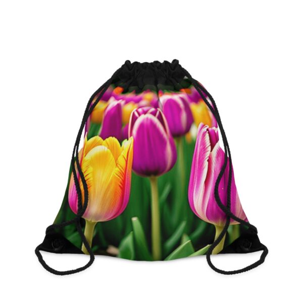 Tulips Drawstring Bag Bags/Backpacks Backpack 4