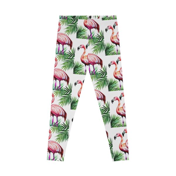 Flamingos Stretchy Leggings (AOP) Clothing Activewear 8
