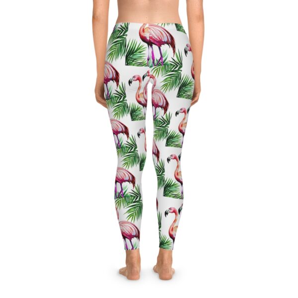 Flamingos Stretchy Leggings (AOP) Clothing Activewear 10